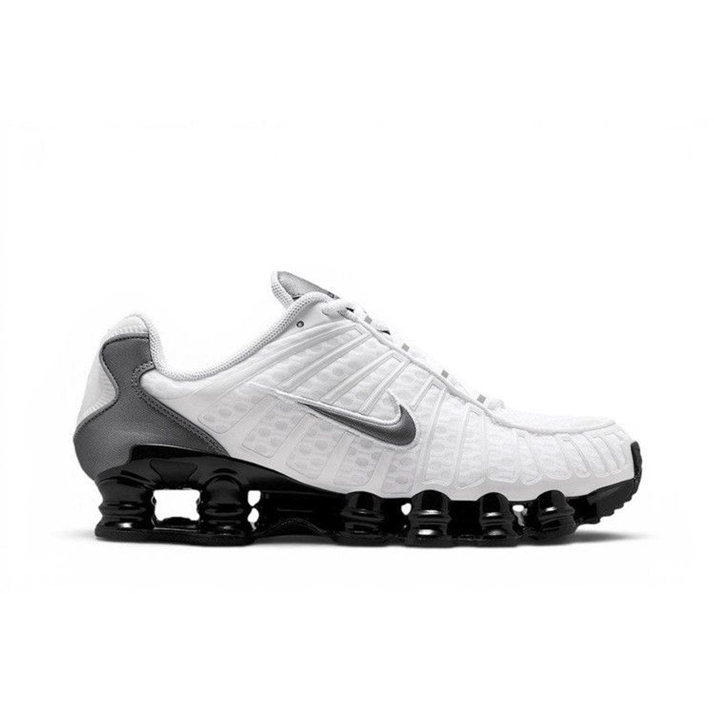 Nike Shox TL White Black Metallic Cool Grey