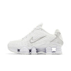 Nike Shox TL White Metallic Silver Max Orange (W) – hlavní pohled | Purekickz