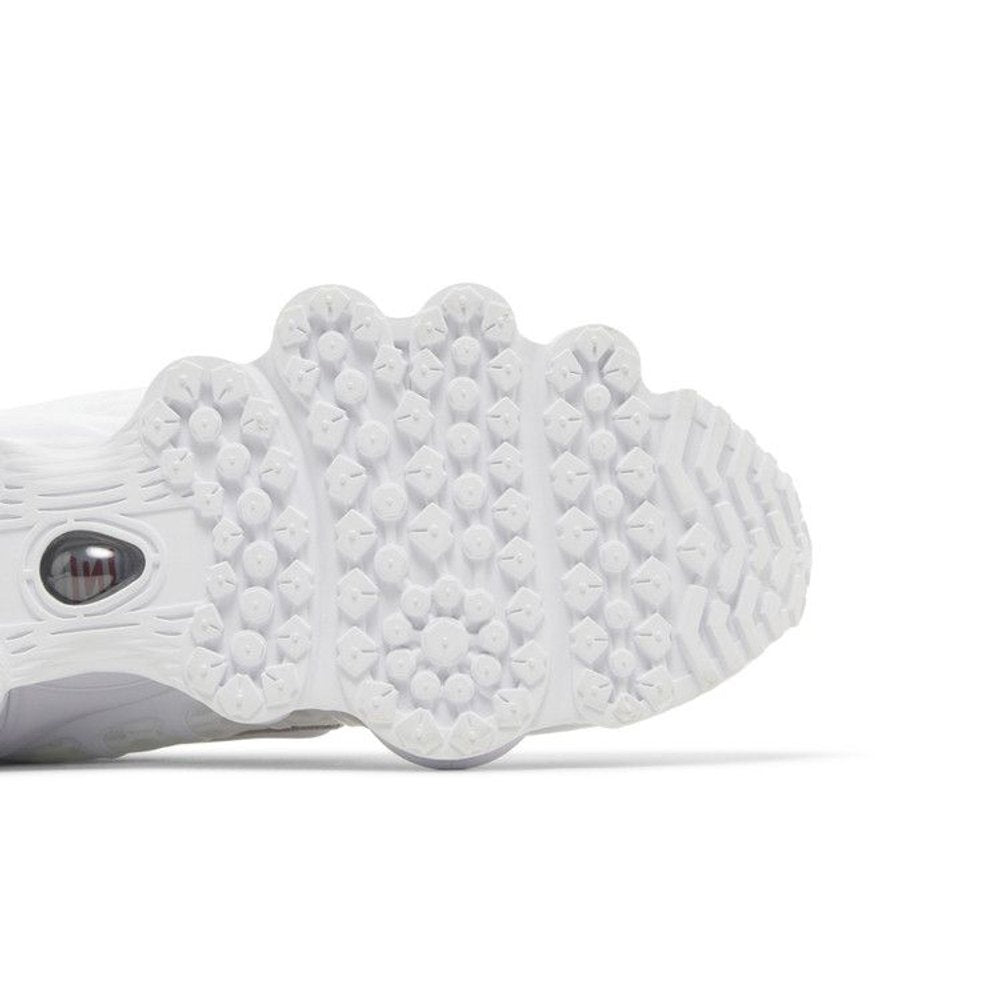 Nike Shox TL White Metallic Silver Max Orange (W) – pohled shora | Purekickz
