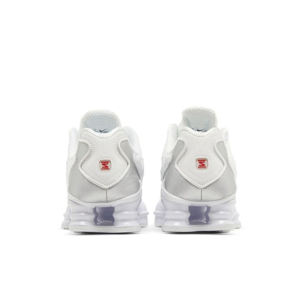 Nike Shox TL White Metallic Silver Max Orange (W) – podrážka | Purekickz