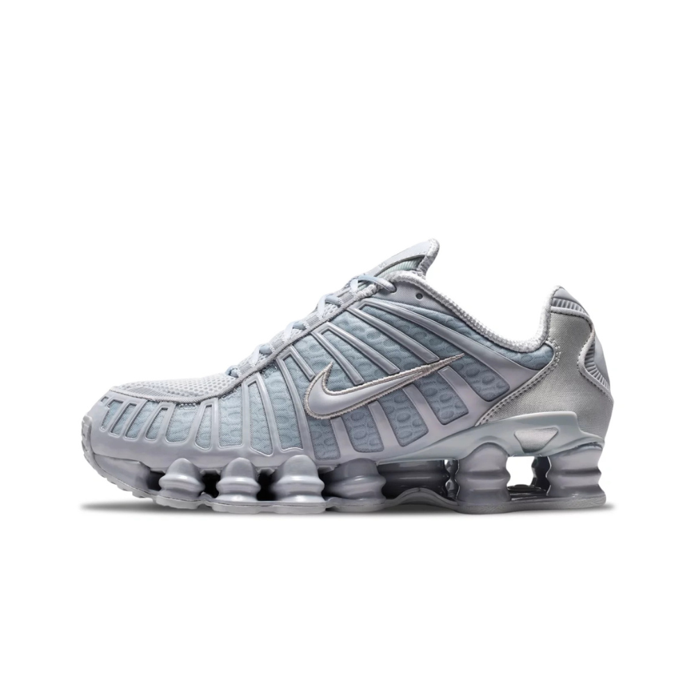 Nike Shox TL Wolf Grey Metallic Silver (W) – hlavní pohled | Purekickz