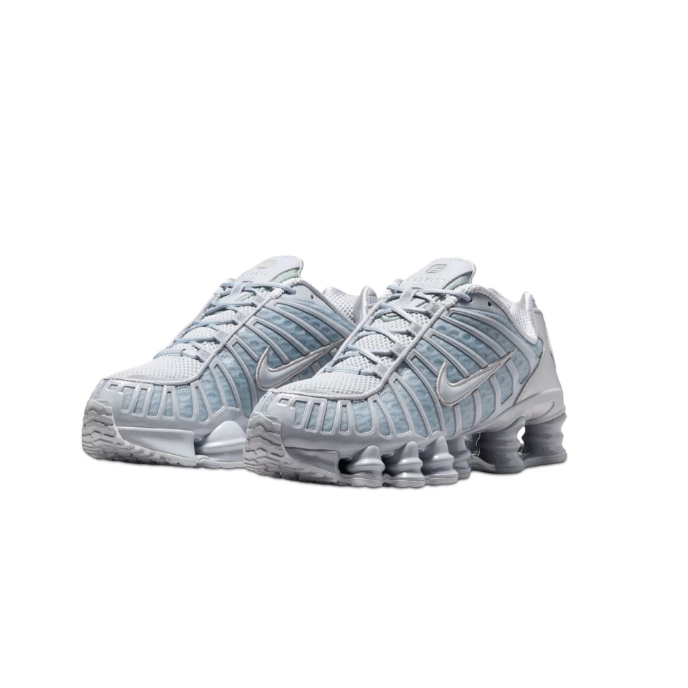 Nike Shox TL Wolf Grey Metallic Silver (W) – boční pohled | Purekickz