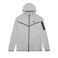 Nike Sportswear Kids' Tech Fleece Full-Zip Hoodie Dark Grey Heather/Black – hlavní pohled | Purekickz