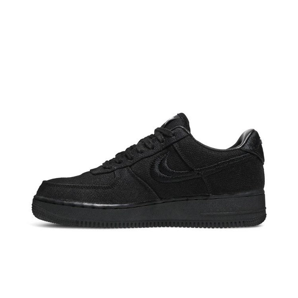 Nike Stussy x Air Force 1 Low Triple Black – hlavní pohled | Purekickz