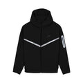 Nike Tech Fleece Reflective Full Zip Hoodie Black/White – hlavní pohled | Purekickz