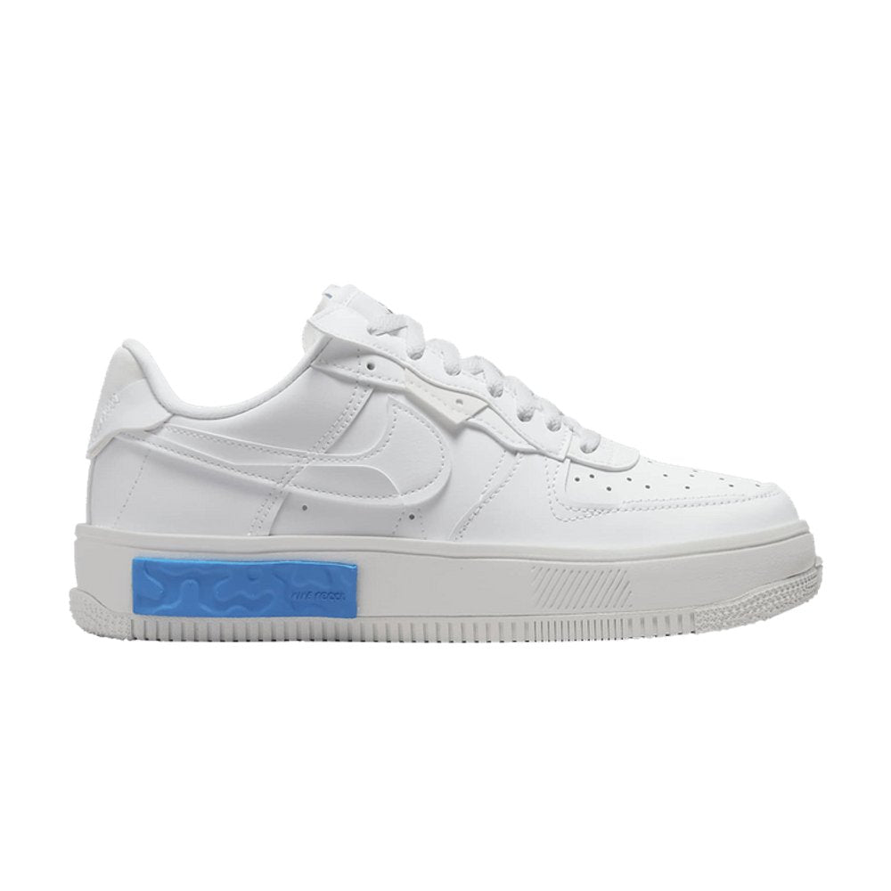 Nike Wmns Air Force 1 Fontanka White University Blue – boční pohled | Purekickz