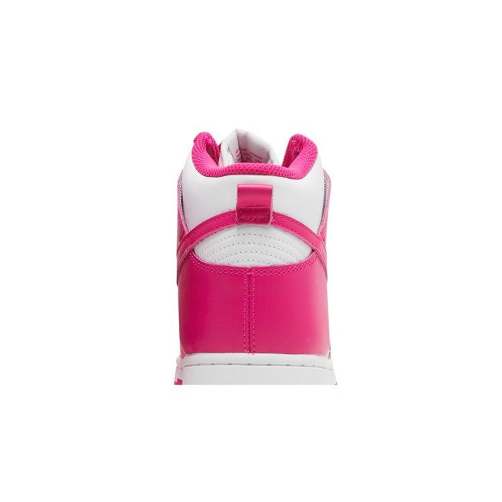 Nike Wmns Dunk High Pink Prime – detail materiálu | Purekickz