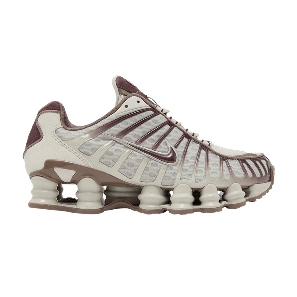 Nike Shox TL Light Bone Burgundy Crush (W) – boční pohled | Purekickz
