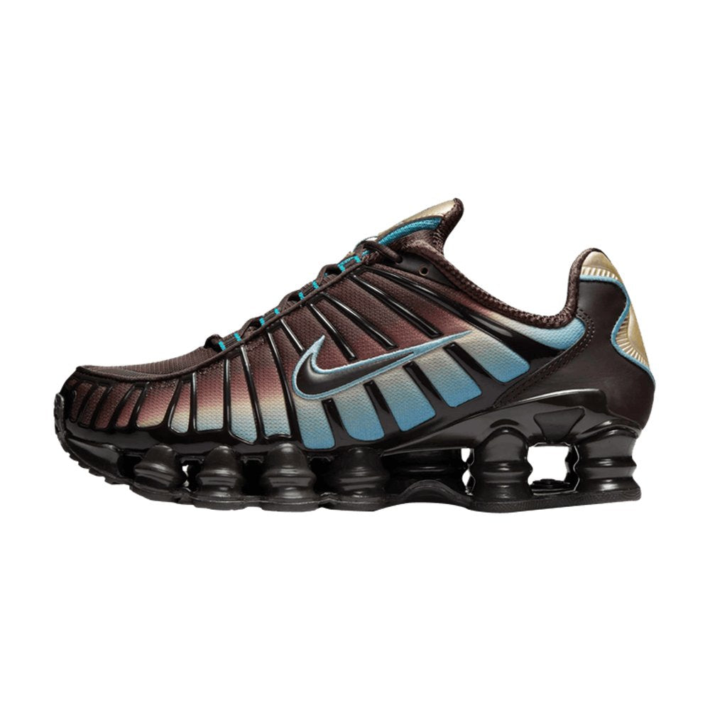 Nike Wmns Shox TL 'Velvet Brown Denim Turquoise' – hlavní pohled | Purekickz
