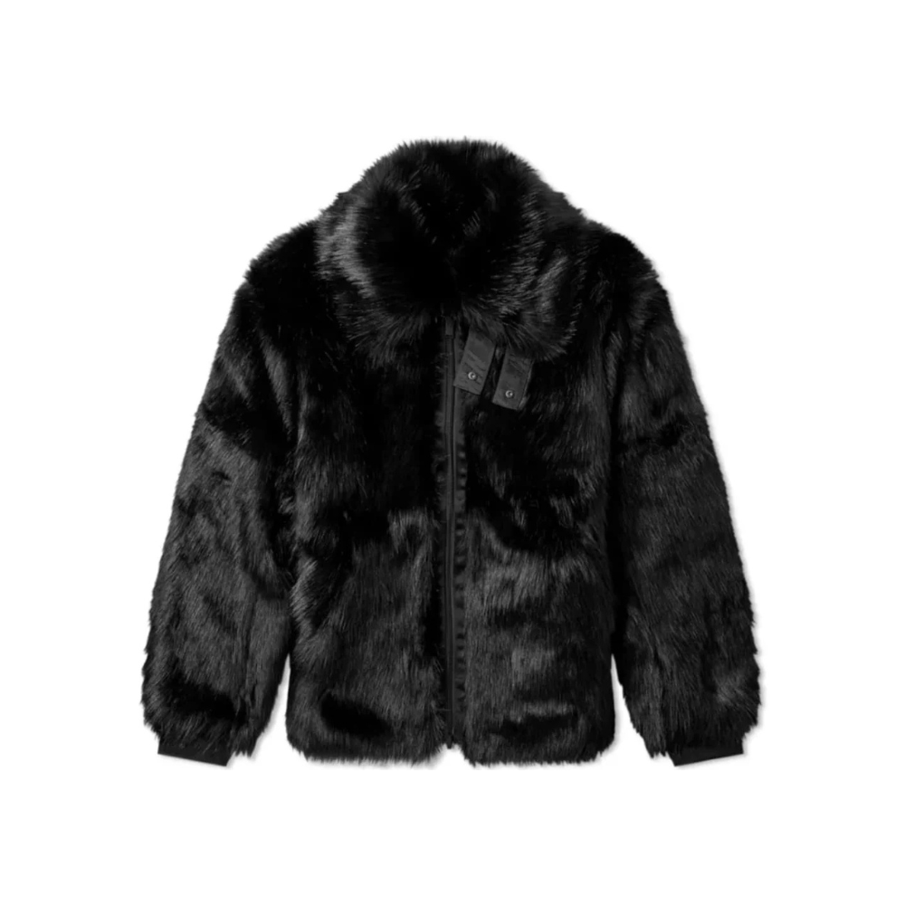Nike x Ambush Women's Reversible Faux Fur Coat Black/Sail – hlavní pohled | Purekickz