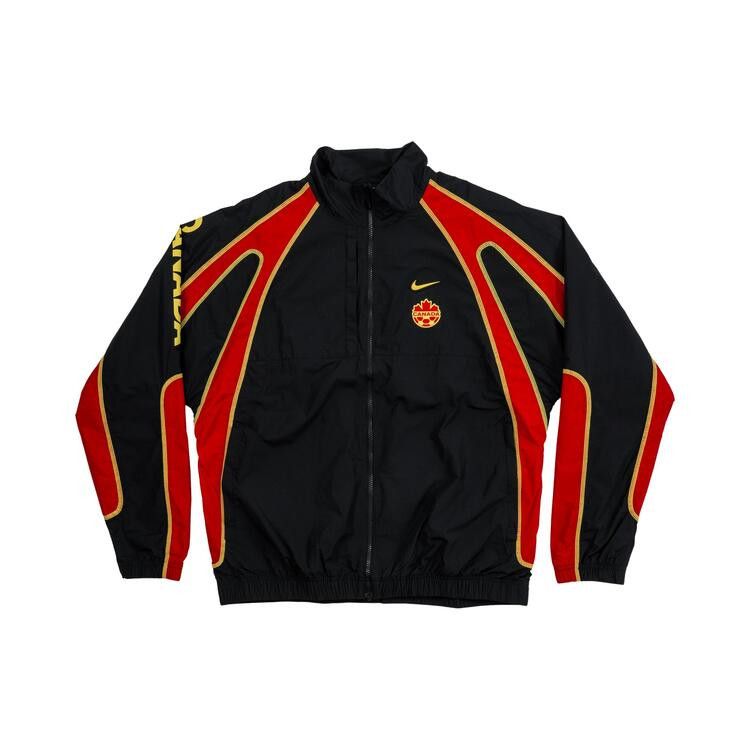 Nike x NOCTA Canada X2 World Cup 2026 Soccer O-Can Northstar Nylon Track Jacket Black – hlavní pohled | Purekickz