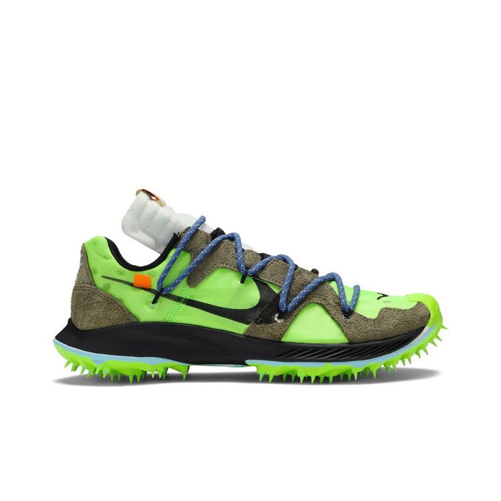 Nike Zoom Terra Kiger 5 OFF-WHITE Electric Green (W) – boční pohled | Purekickz