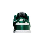 NikeDunk Low Satin Green – detail materiálu | Purekickz