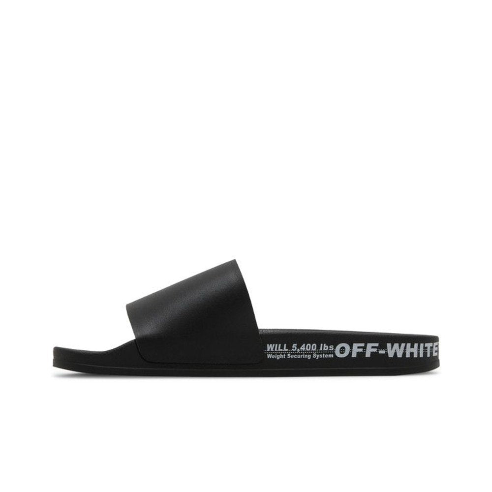OFF-WHITE Industrial Belt Slides Black White – hlavní pohled | Purekickz