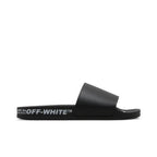 OFF-WHITE Industrial Belt Slides Black White – boční pohled | Purekickz