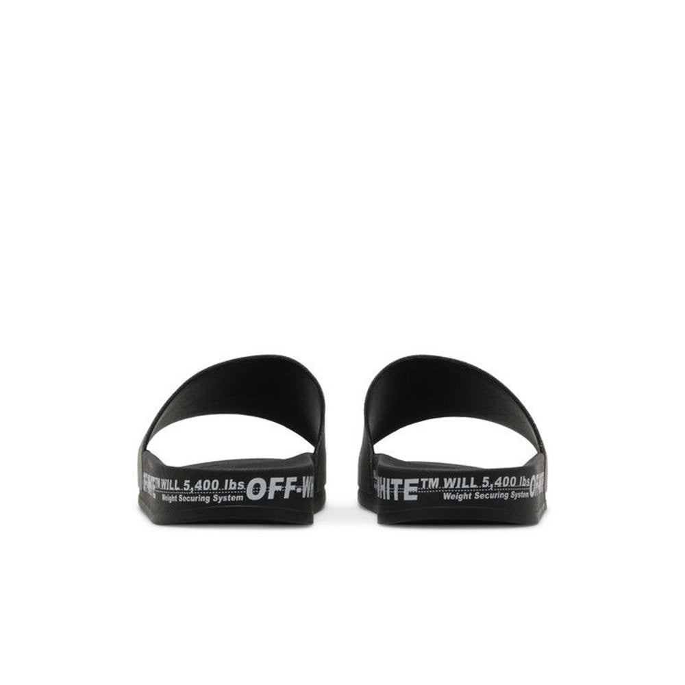 OFF-WHITE Industrial Belt Slides Black White – podrážka | Purekickz