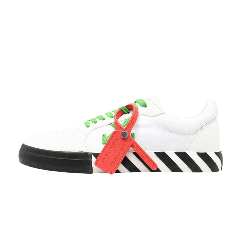 OFF-WHITE Vulc Low White Lime Green – hlavní pohled | Purekickz