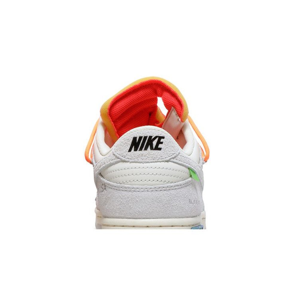 Off-White x Nike Dunk Low 'Lot 31 of 50' – detail materiálu | Purekickz
