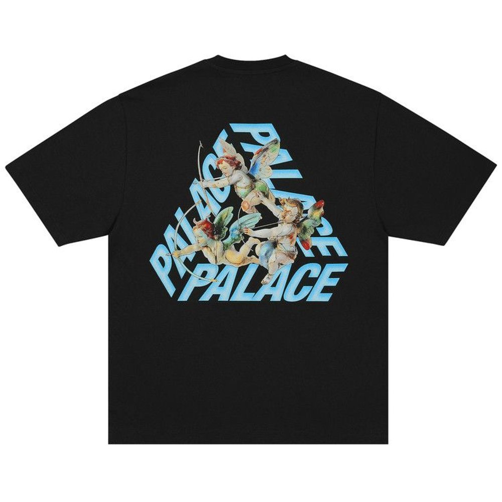 Palace Cherub P-3 T-Shirt 'Black' – boční pohled | Purekickz