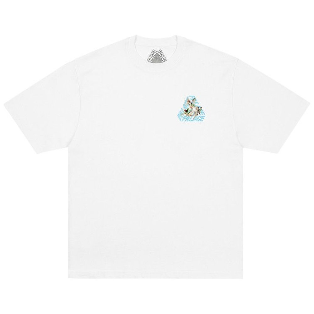 Palace Cherub P-3 T-Shirt 'White' – hlavní pohled | Purekickz