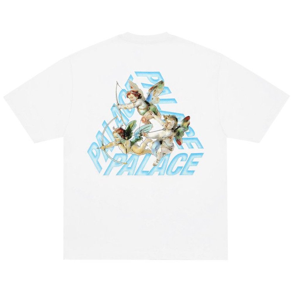 Palace Cherub P-3 T-Shirt 'White' – boční pohled | Purekickz