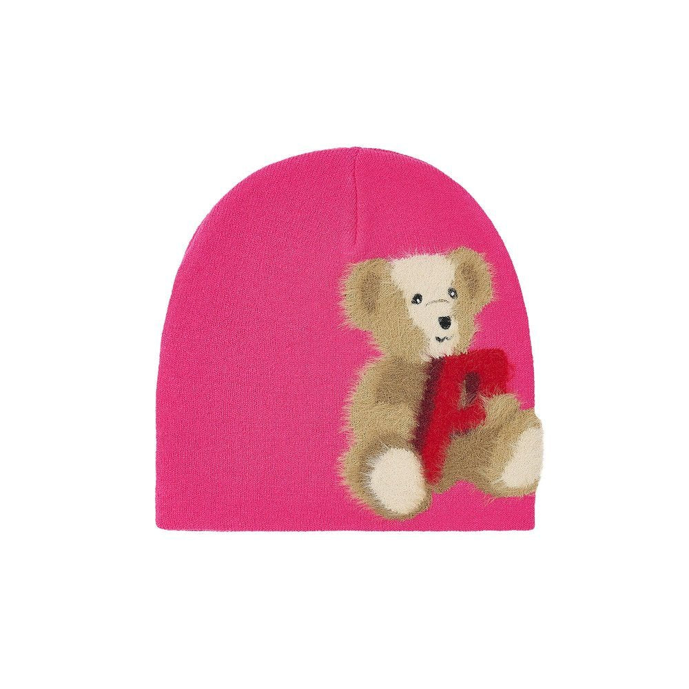 Palace P Bear Nein Cuff Beanie 'Pink' – hlavní pohled | Purekickz