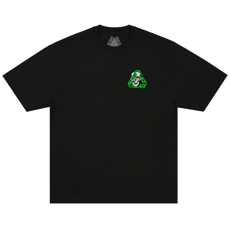 Palace P3 Skull Tee Black – hlavní pohled | Purekickz