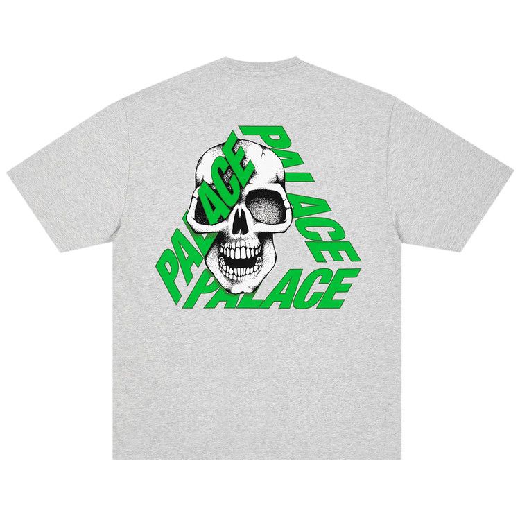 Palace P3 Skull Tee Grey – boční pohled | Purekickz