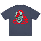 Palace P3 Skull Tee Navy – boční pohled | Purekickz