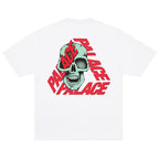 Palace P3 Skull Tee White – boční pohled | Purekickz