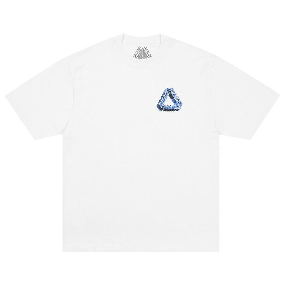 Palace Polished P3 T-Shirt White – hlavní pohled | Purekickz