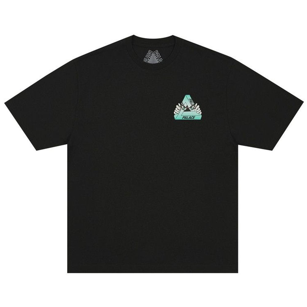 Palace Tri-Peek T-Shirt 'Black' – hlavní pohled | Purekickz