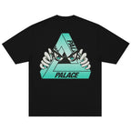 Palace Tri-Peek T-Shirt 'Black' – boční pohled | Purekickz