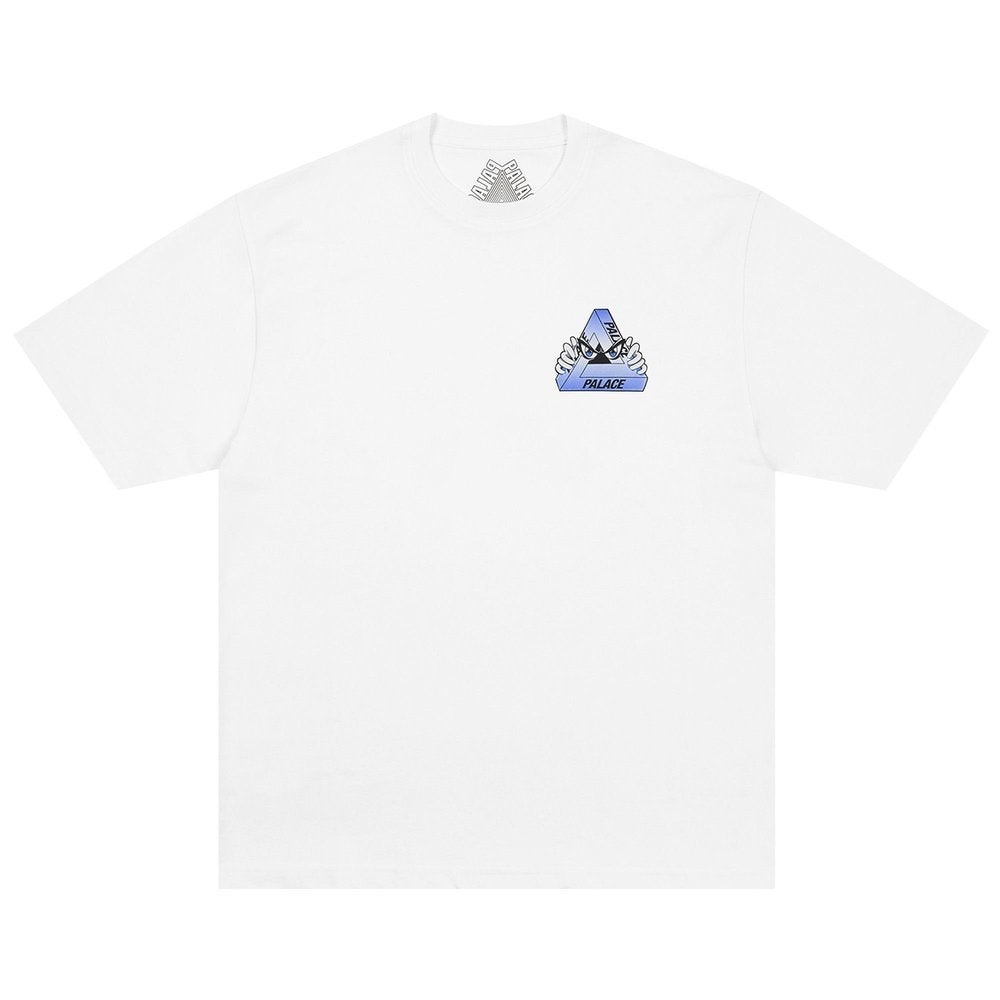 Palace Tri-Peek T-Shirt White – hlavní pohled | Purekickz