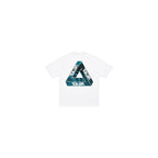 Palace Tri Vex T Shirt White Blue – boční pohled | Purekickz