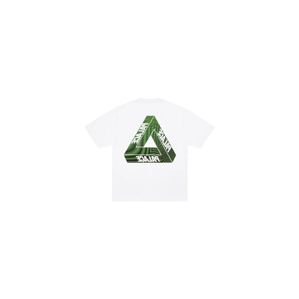 Palace Tri Vex T Shirt White Green – boční pohled | Purekickz