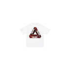 Palace Tri Vex T Shirt White Red – boční pohled | Purekickz