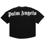 Palm Angels Classic Logo Print T-shirt Black – boční pohled | Purekickz