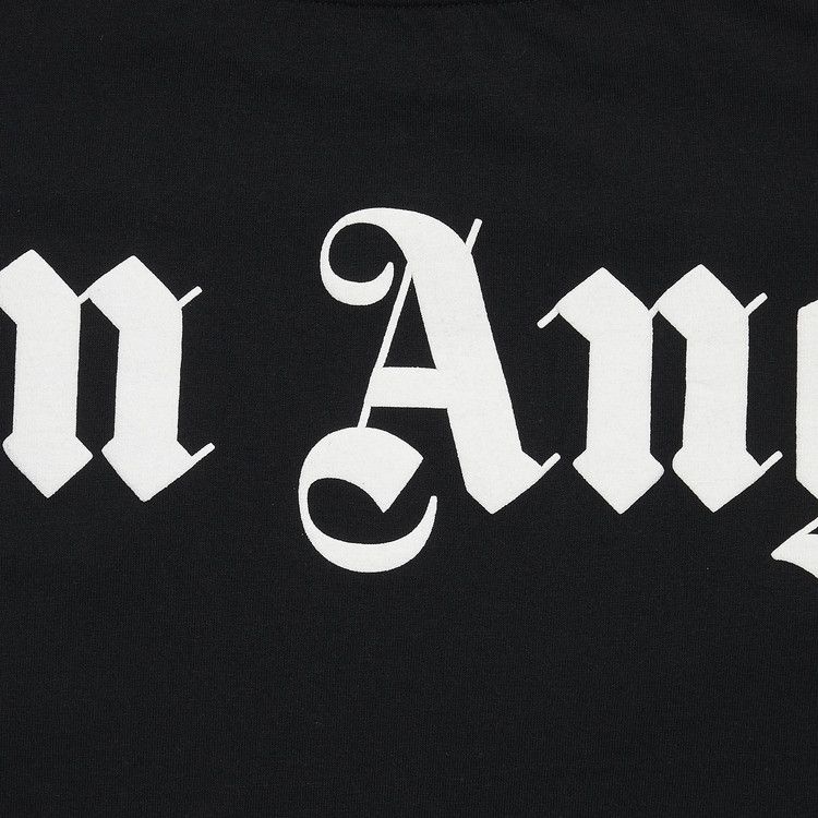 Palm Angels Classic Logo Print T-shirt Black – detail | Purekickz