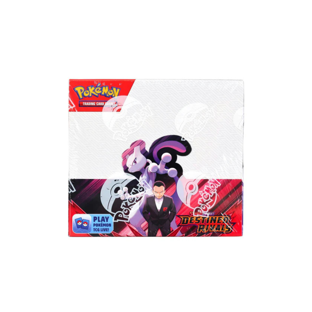 Pokemon Scarlet & Violet: Destined Rivals Booster Box – boční pohled | Purekickz