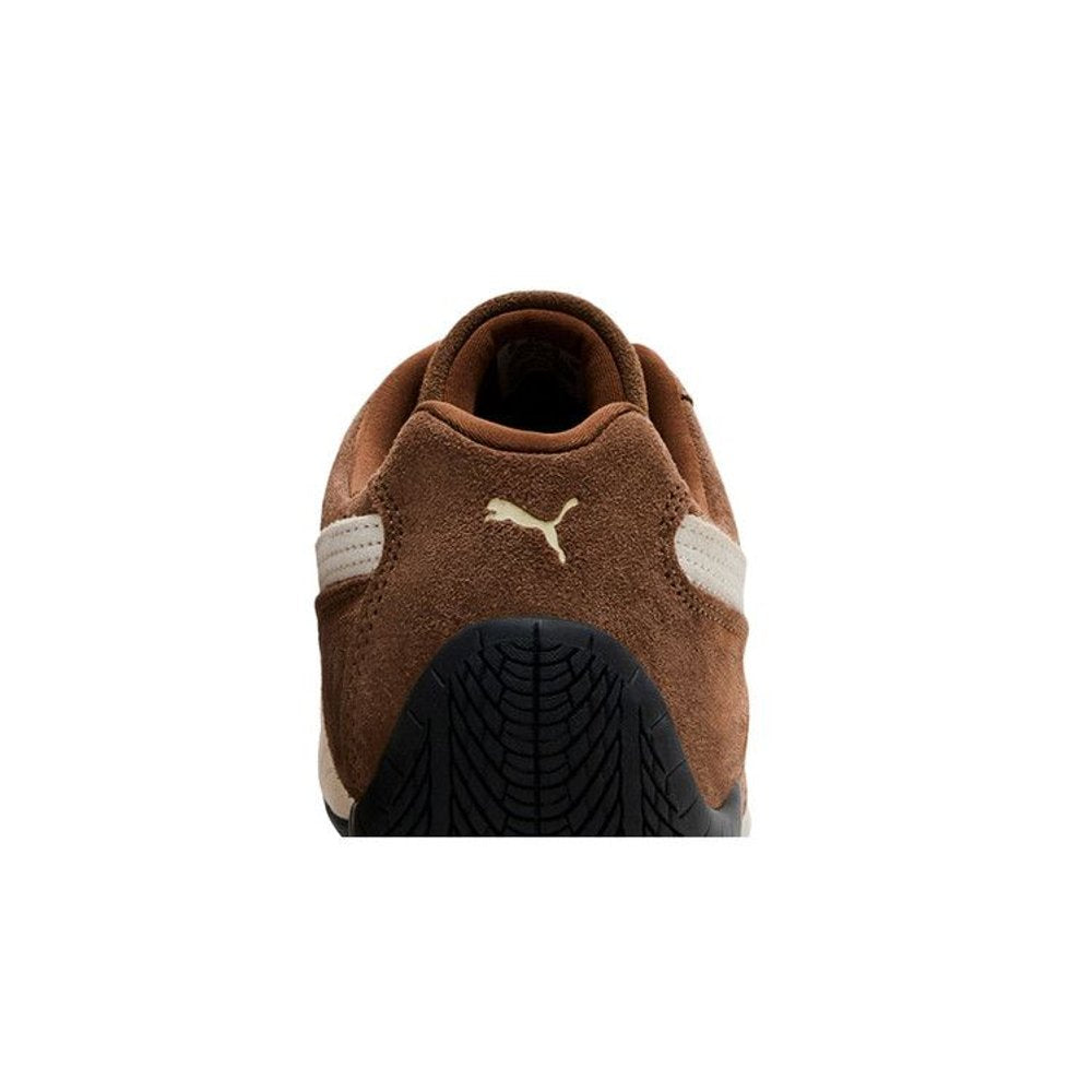 Puma Speedcat OG Haute Coffee Frosted Ivory (Gold Tongue Logo) – detail materiálu | Purekickz