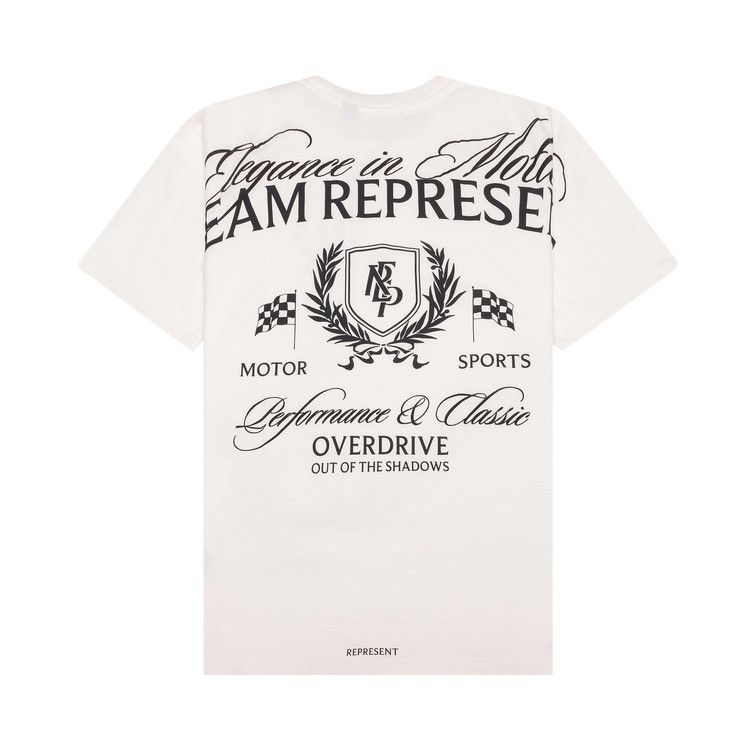 Represent Clo Crest T-Shirt Flat White – boční pohled | Purekickz