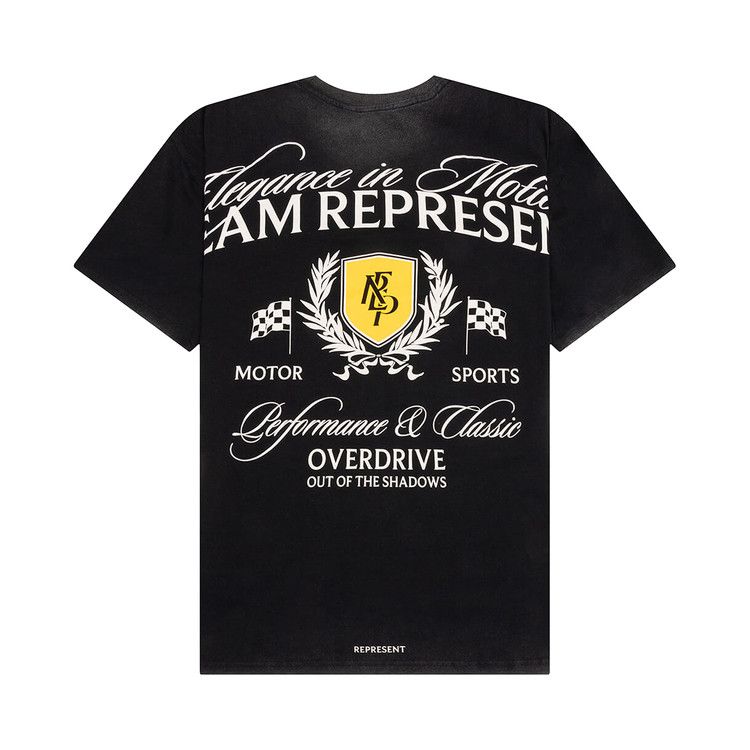 Represent Clo Crest T-Shirt Vintage Black – boční pohled | Purekickz