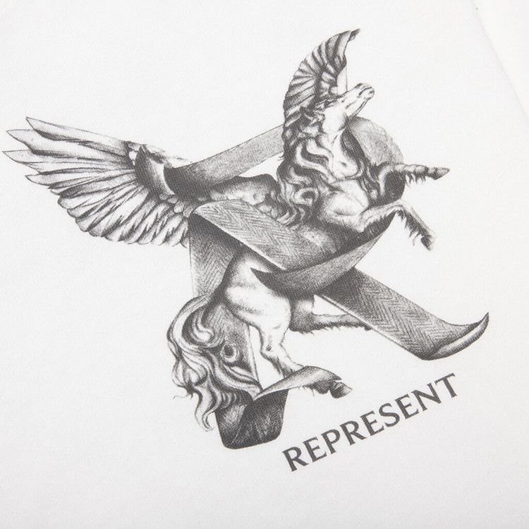 Represent Clo Elegance In Motion T-Shirt Flat White – detail | Purekickz