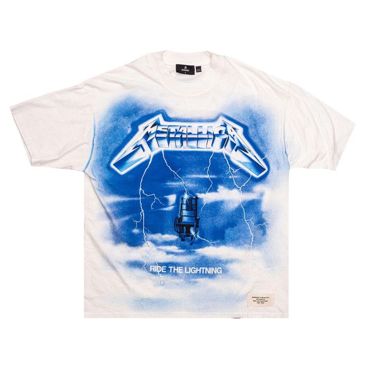 Represent Clo Metallica Ride the Lightning T-Shirt Flat White – hlavní pohled | Purekickz