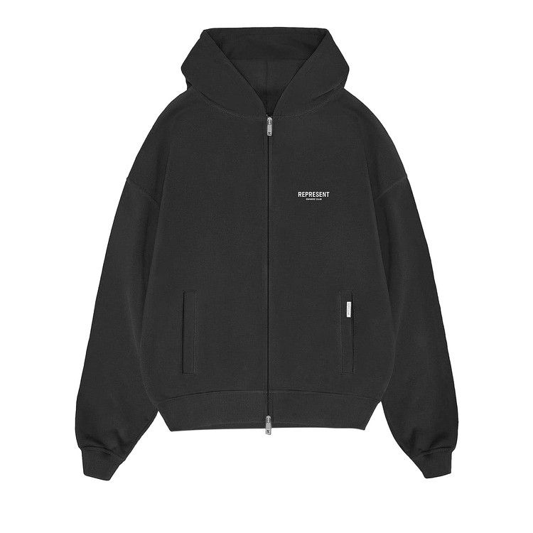 Represent Clo Owners Club Zip Hoodie Black – hlavní pohled | Purekickz