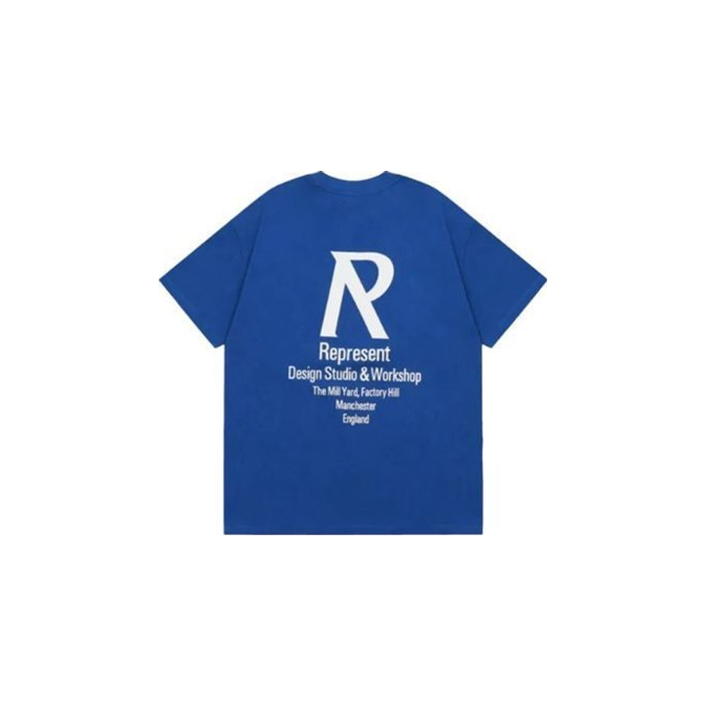 Represent Design Studios Cobalt Blue T-Shirt – hlavní pohled | Purekickz