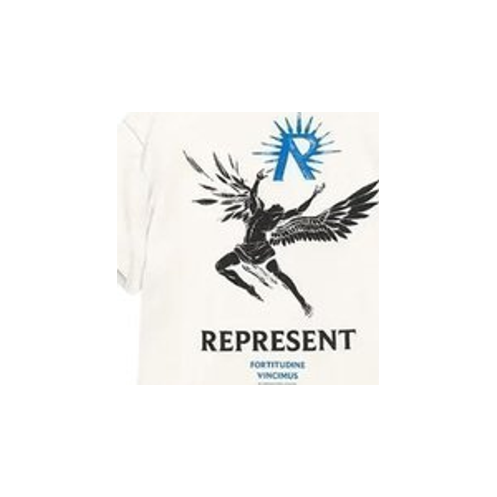 Represent Flat White Icarus T-Shirt Flat White – boční pohled | Purekickz