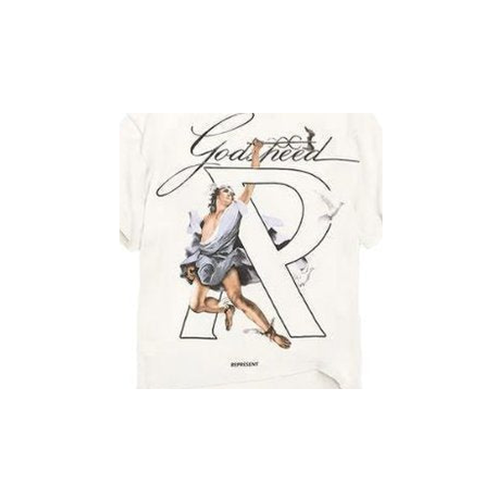Represent Hermes T-Shirt Flat White – boční pohled | Purekickz