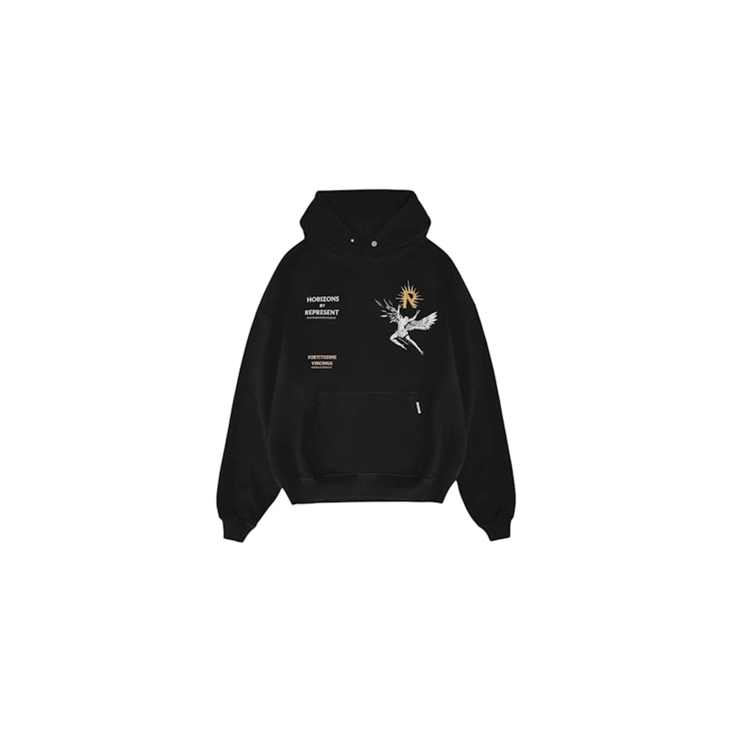 Represent Icarus Black Hoodie – hlavní pohled | Purekickz